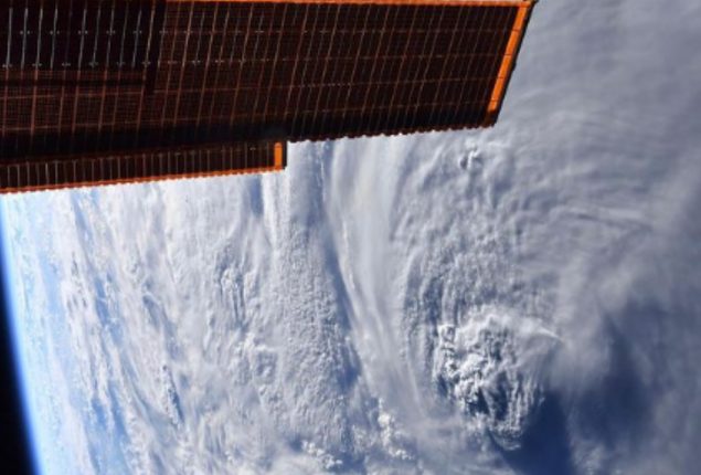 ISS astronaut posts amazing pictures of the cloud-covered Earth